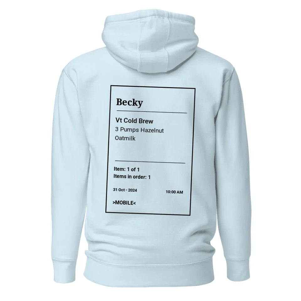 Starbucks Hoodie - Sky Blue