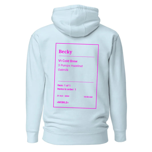 Starbucks Hoodie - Sky Blue